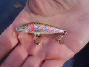 Baby Rainbow Trout Artificial Plug